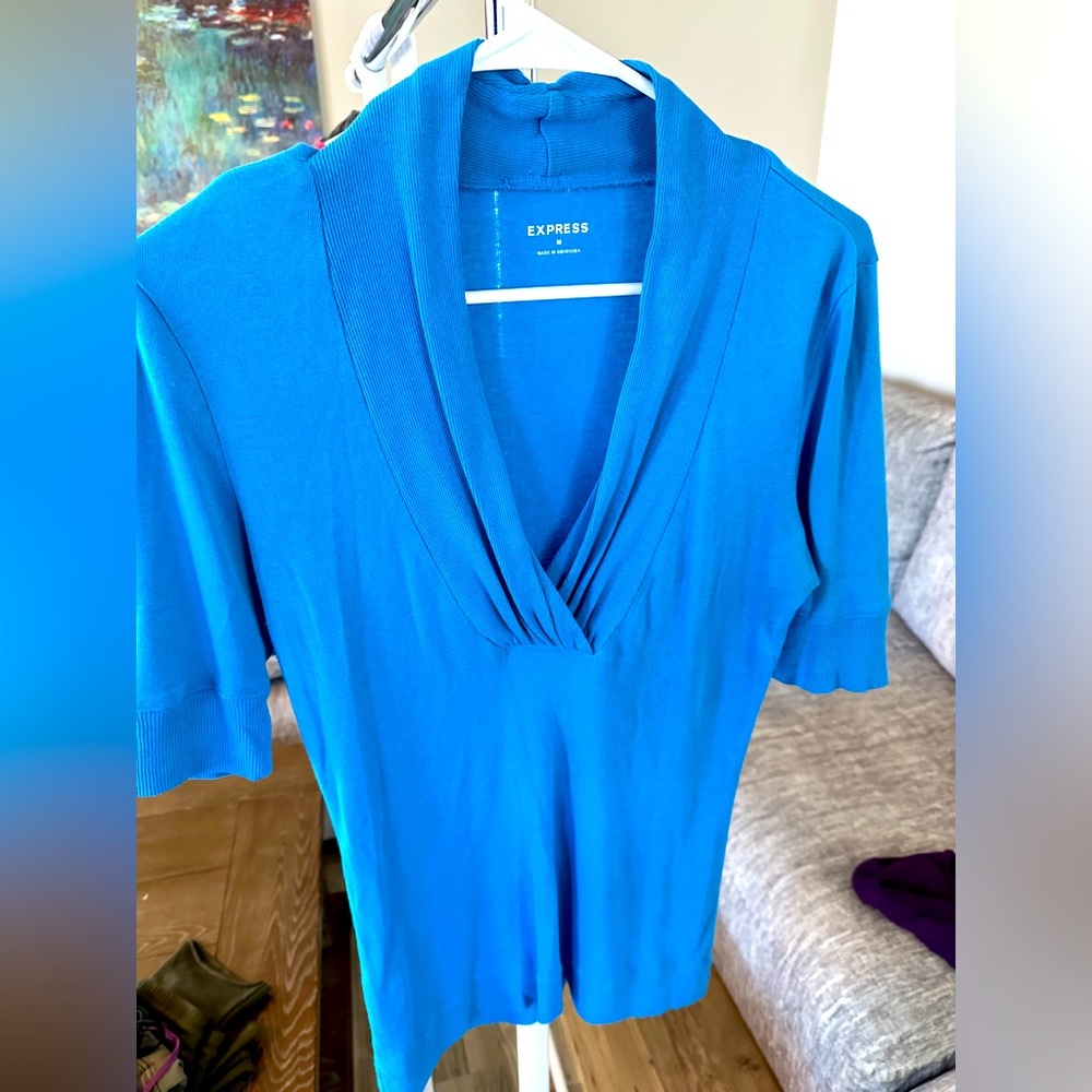 Express 3/4 sleeves light weight sweater.